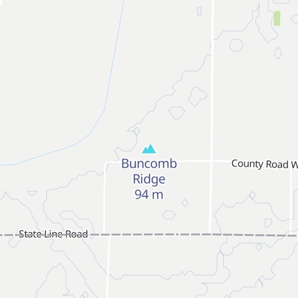 Map of Buncomb Ridge