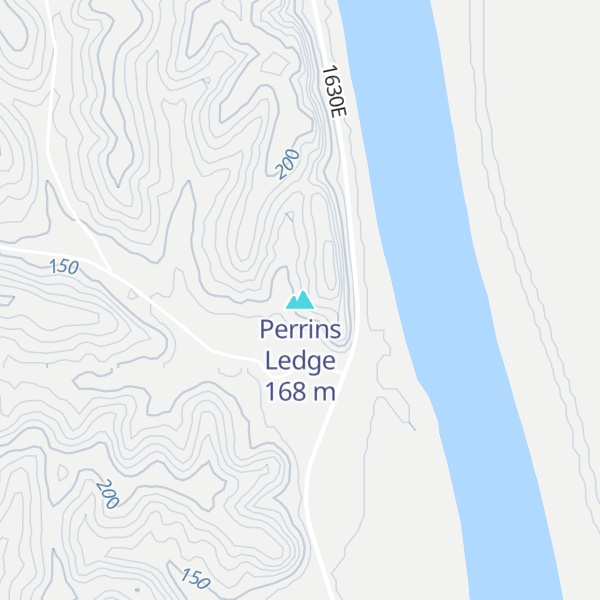 Map of Perrins Ledge