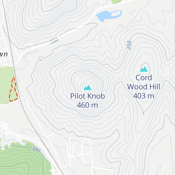Map of Pilot Knob