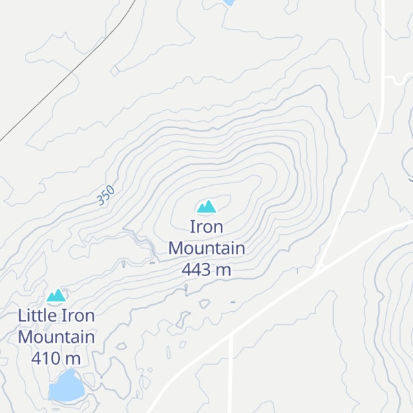 Map of Iron Mountain