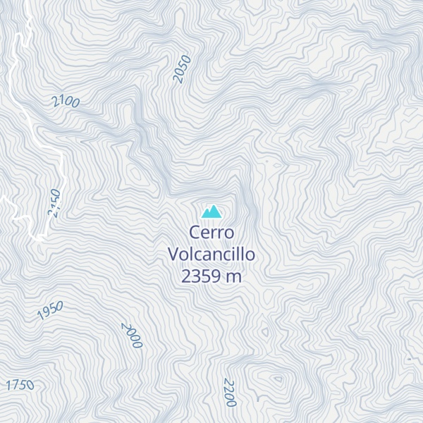 Map of Cerro Volcancillo