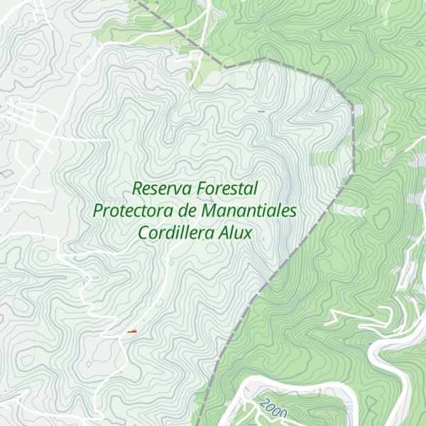 Map of Cerro Alux