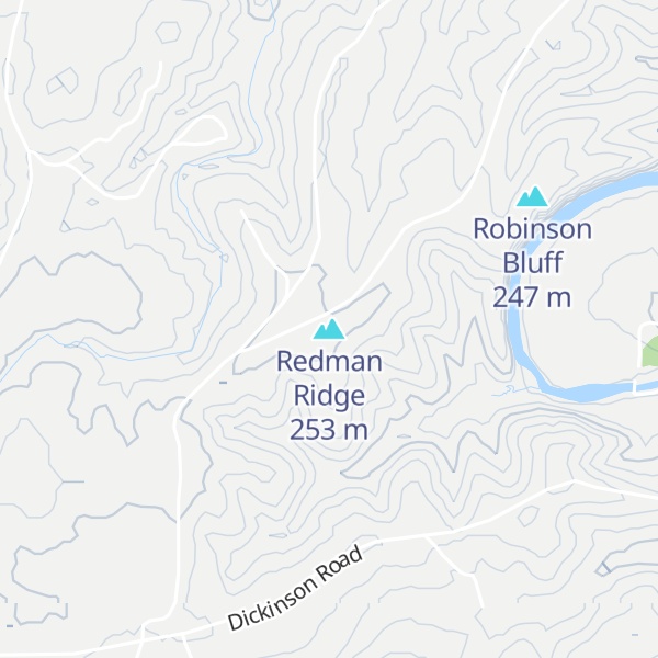 Map of Redman Ridge