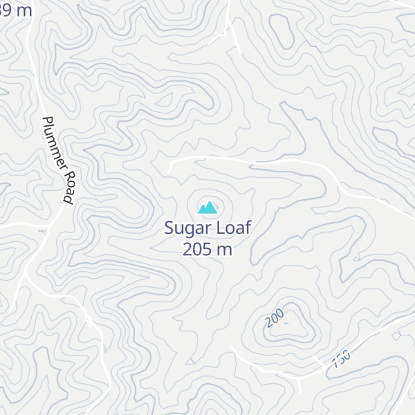 Map of Sugar Loaf