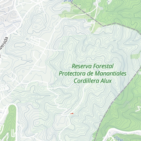 Map of Cerro Chilayón