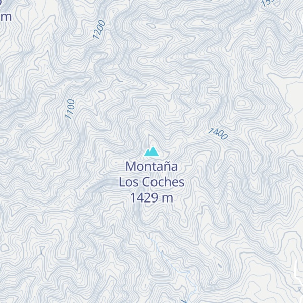 Map of Montaña Los Coches