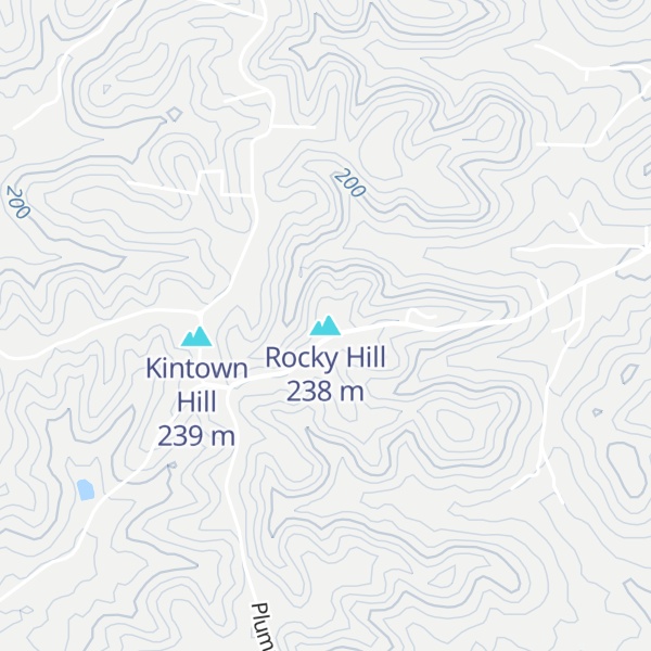 Map of Rocky Hill