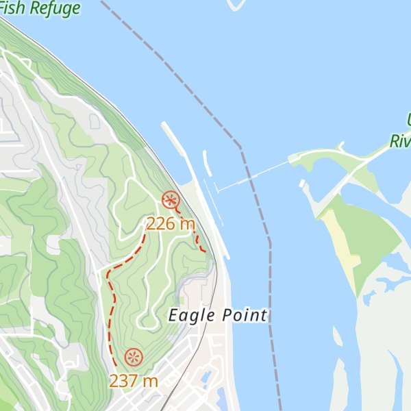 Map of Visitor Center