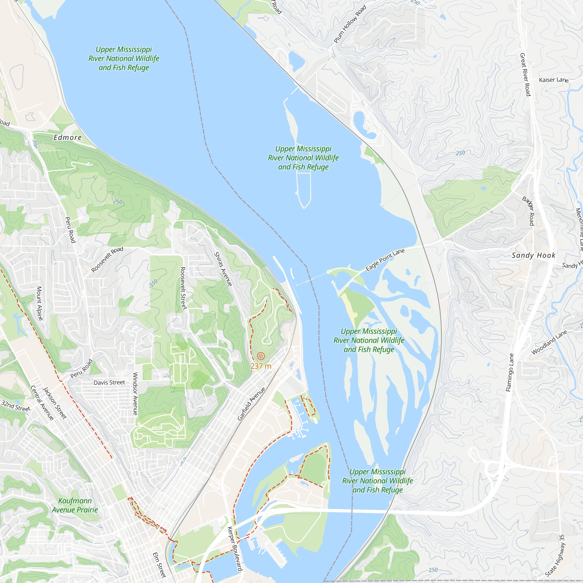 Visitor Center map