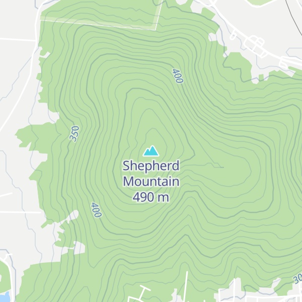 Map of Shepherd Mountain