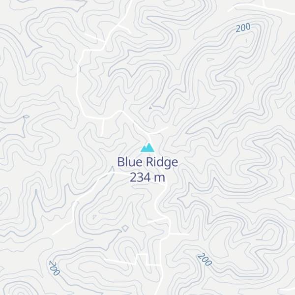 Map of Blue Ridge