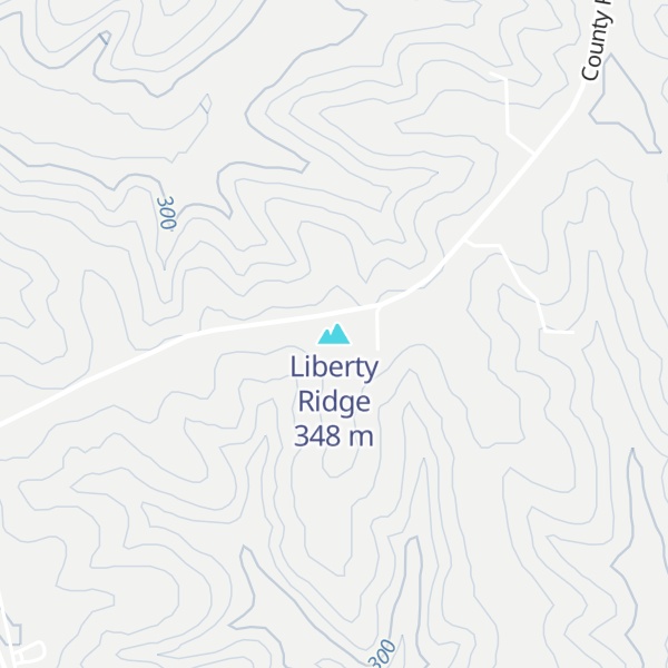Map of Liberty Ridge