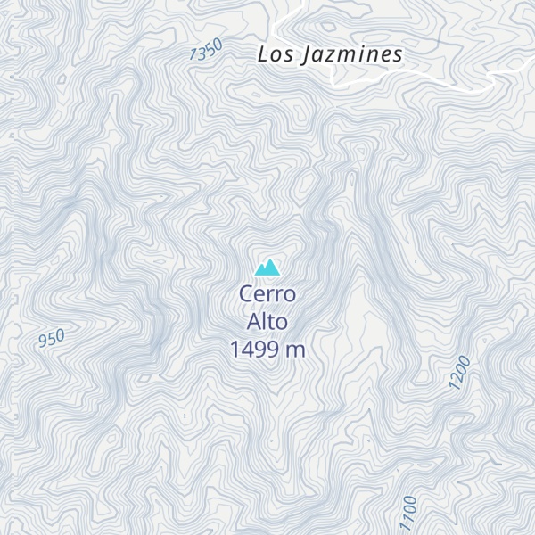 Map of Cerro Alto