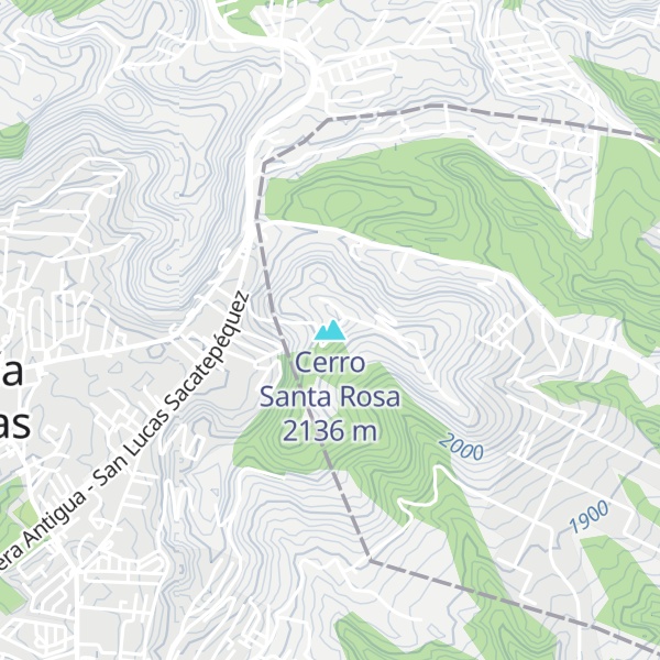 Map of Cerro Santa Rosa