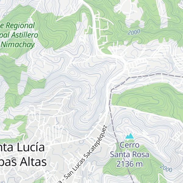 Map of Cerro El Triunfo