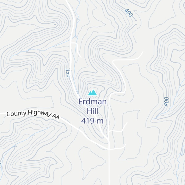 Map of Erdman Hill