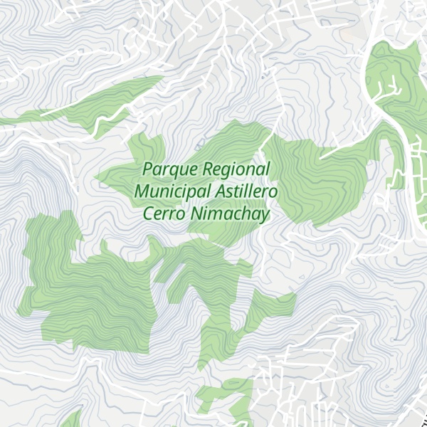 Map of Cerro Comunal