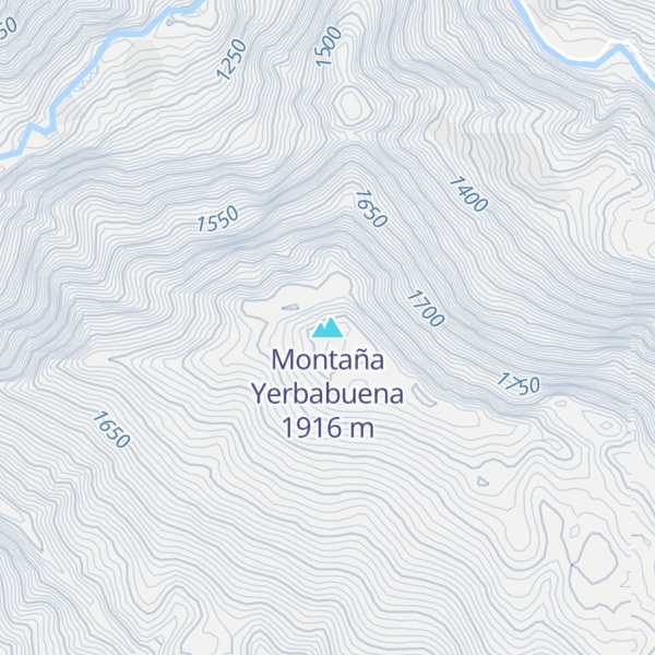 Map of Montaña Yerbabuena