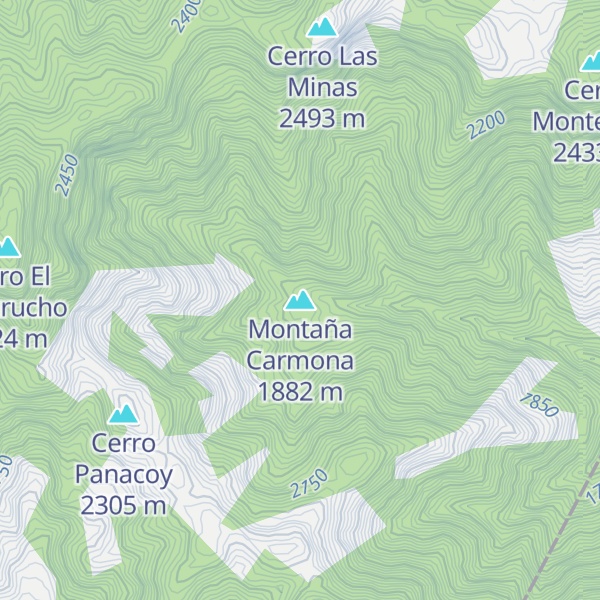 Map of Montaña Carmona