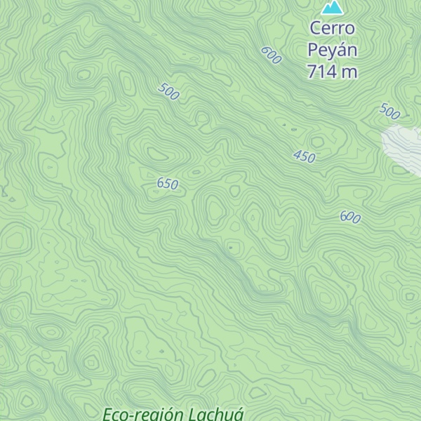 Map of Cerro La Sultana