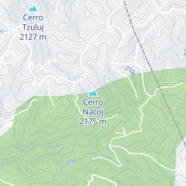 Map of Cerro Nacoj