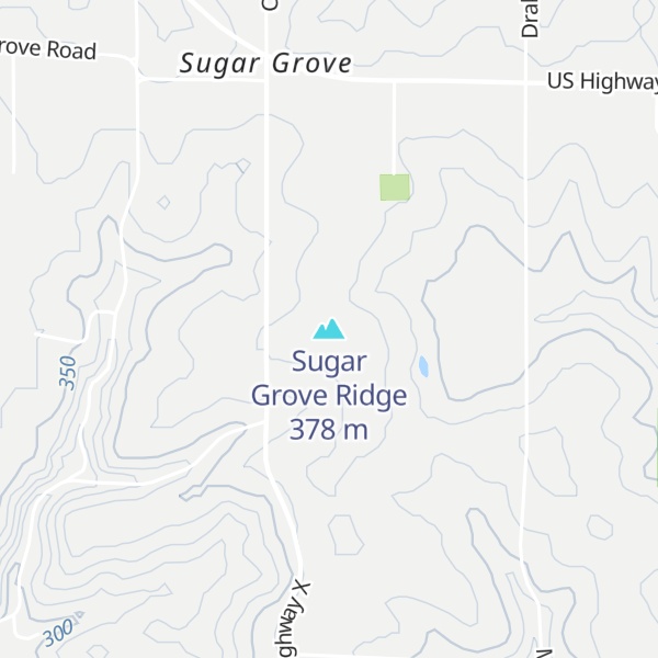 Map of Sugar Grove Ridge