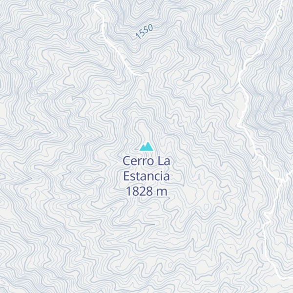 Map of Cerro La Estancia