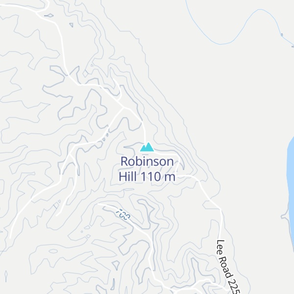 Map of Robinson Hill