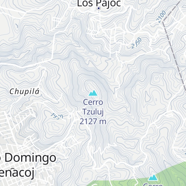 Map of Cerro Tzuluj