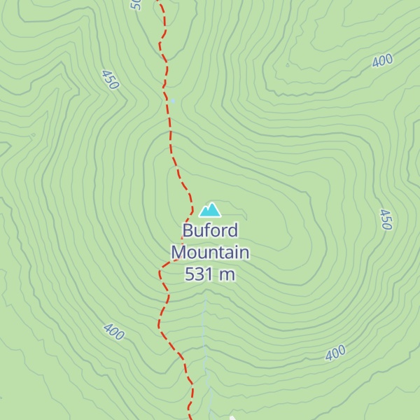 Map of Buford Mountain