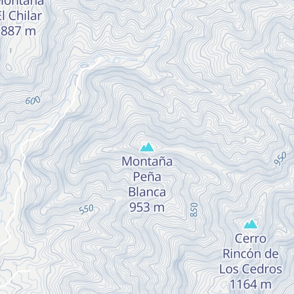 Map of Montaña Peña Blanca
