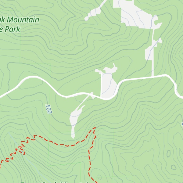 Map of Russell Mountain