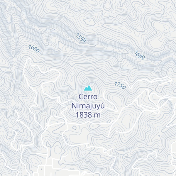 Map of Cerro Nimajuyú