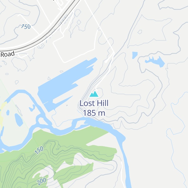 Map of Lost Hill