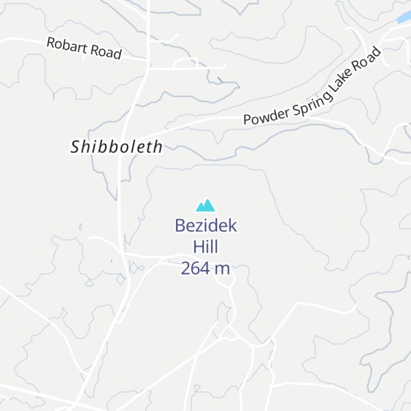 Map of Bezidek Hill