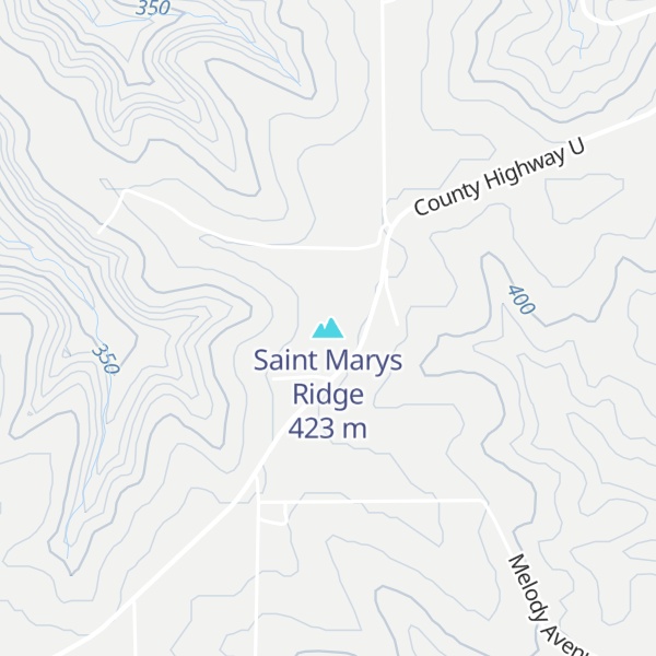 Map of Saint Marys Ridge