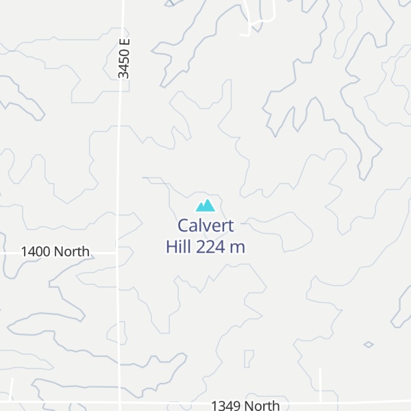 Map of Calvert Hill