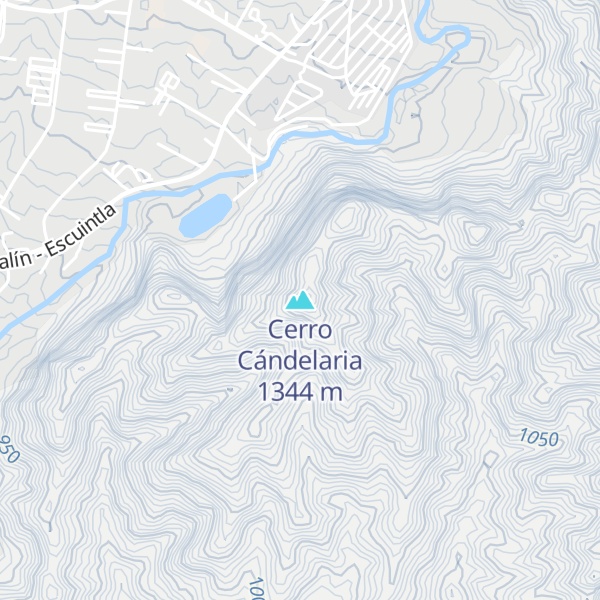 Map of Cerro Cándelaria