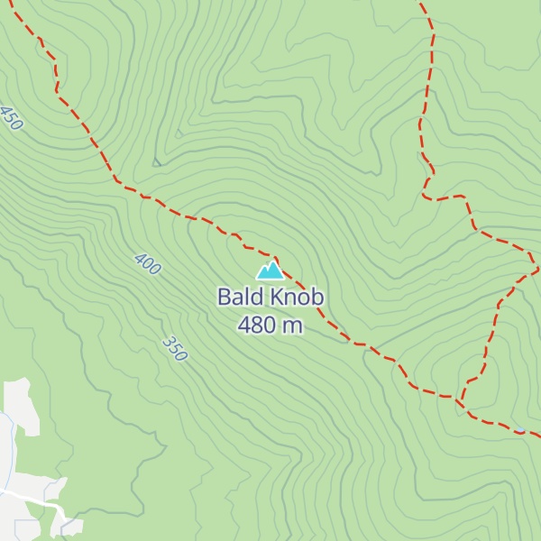 Map of Bald Knob
