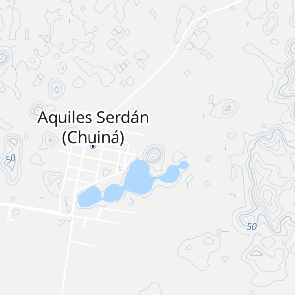 Map of Cerro El Altar