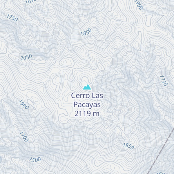 Map of Cerro Las Pacayas