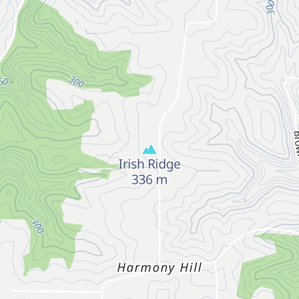 Map of Irish Ridge