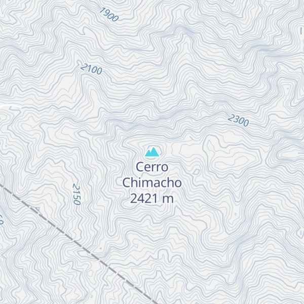 Map of Cerro Chimacho