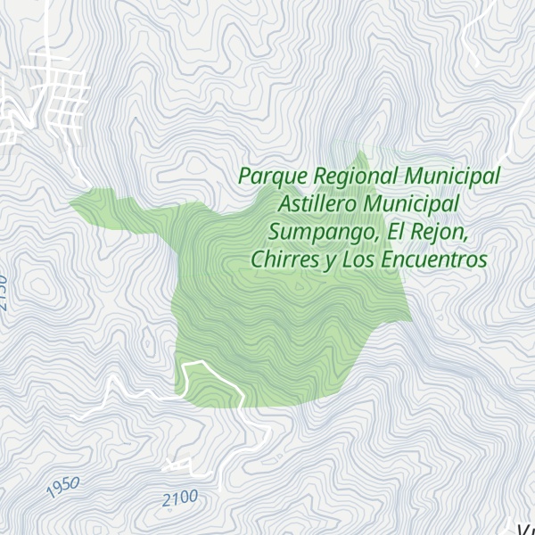 Map of Cerro El Rejon
