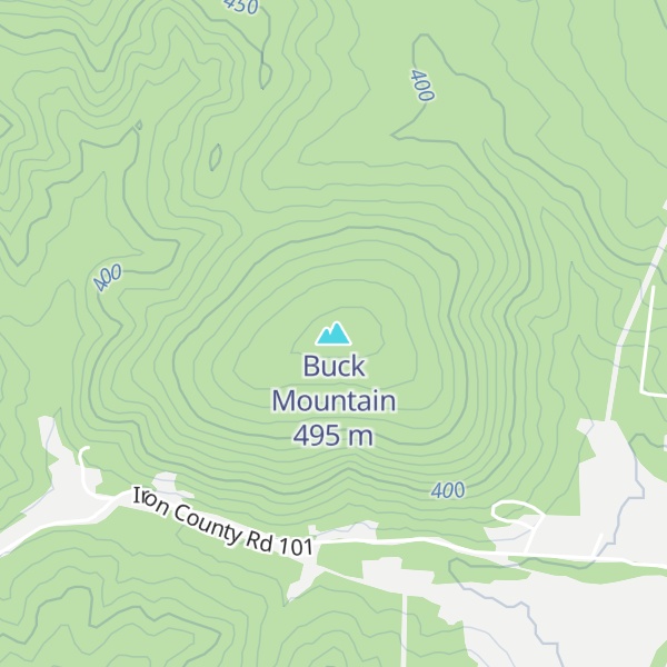 Map of Buck Mountain