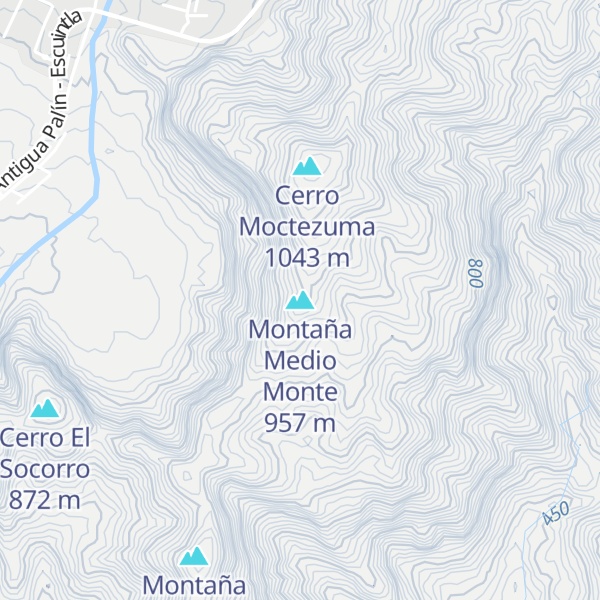 Map of Montaña Medio Monte