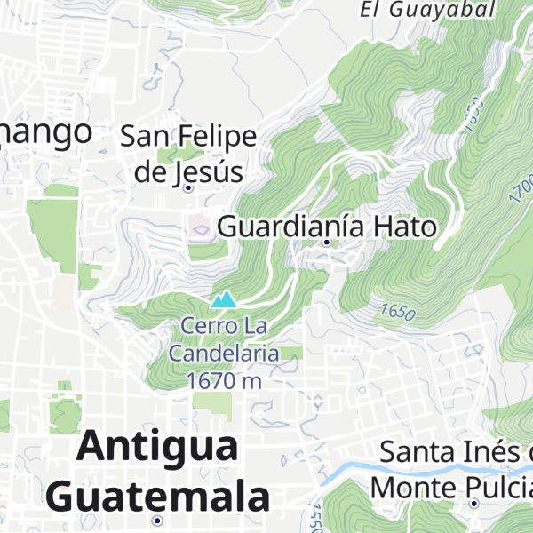 Map of Cerro El Manchén