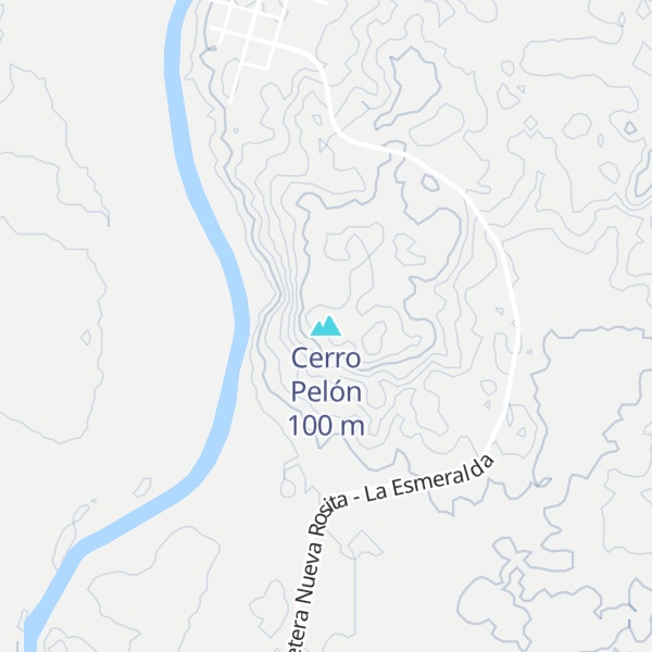 Map of Cerro Pelón