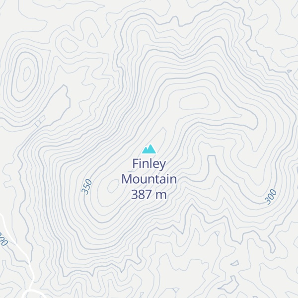 Map of Finley Mountain