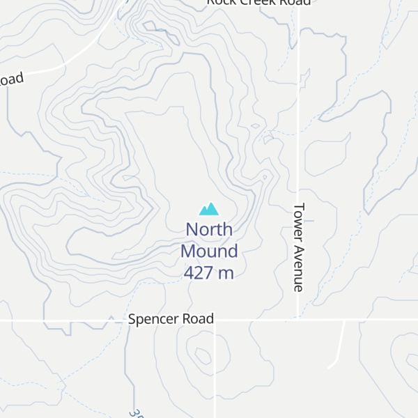 Map of North Mound